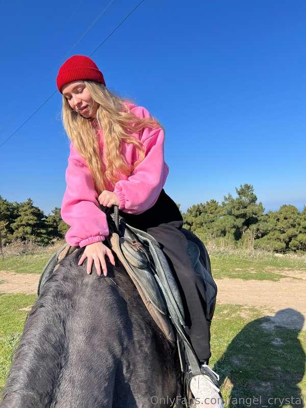Interesting Fact #1631 - I've been horseback riding since I ..