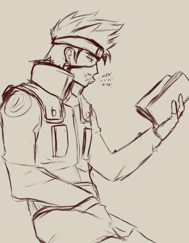 Kakashi WIP (behind the scenes)