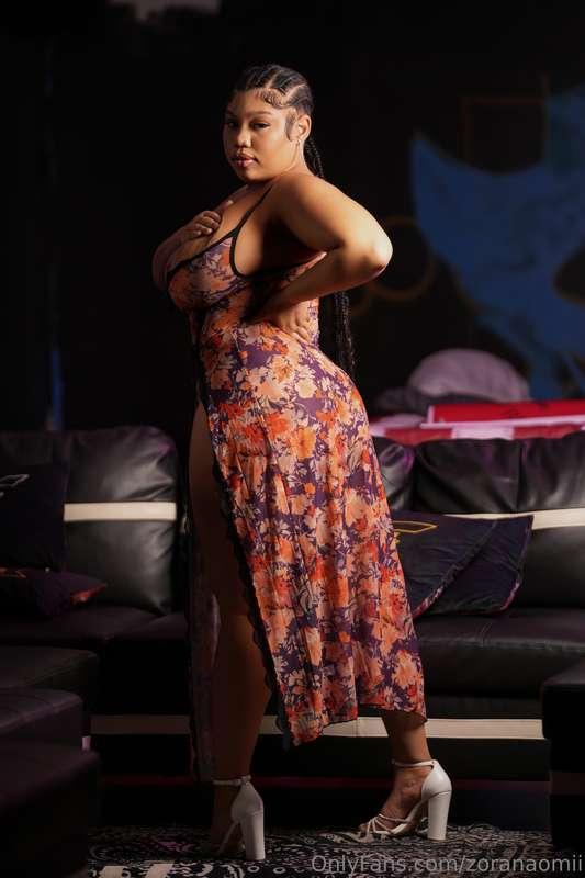 Will you rip this dress off me or will you slide it to the s..