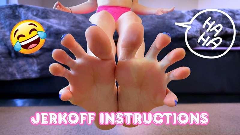 JOI Mocking you while you worship My Feet 🐶👅🦶🏻🫵🏻🤣😈 Aww, look..