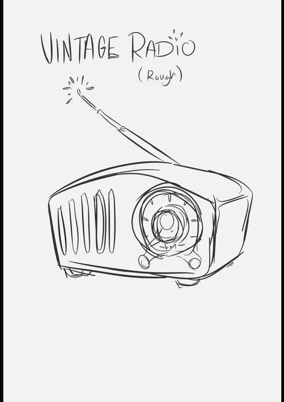 Art Prompt #1 Object: Vintage Radio
