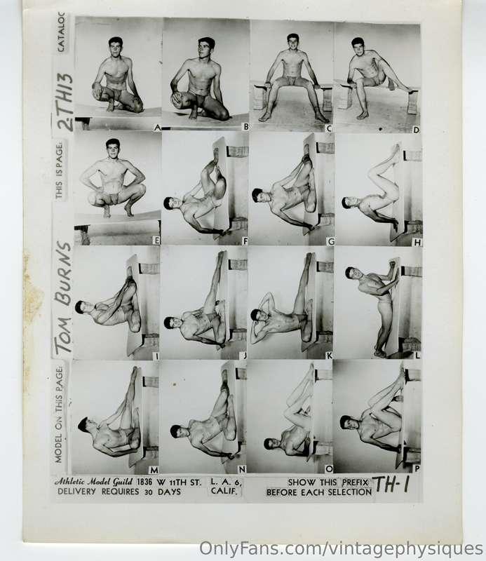 A few Bob Mizer (AMG) contact sheets I have in my collection..
