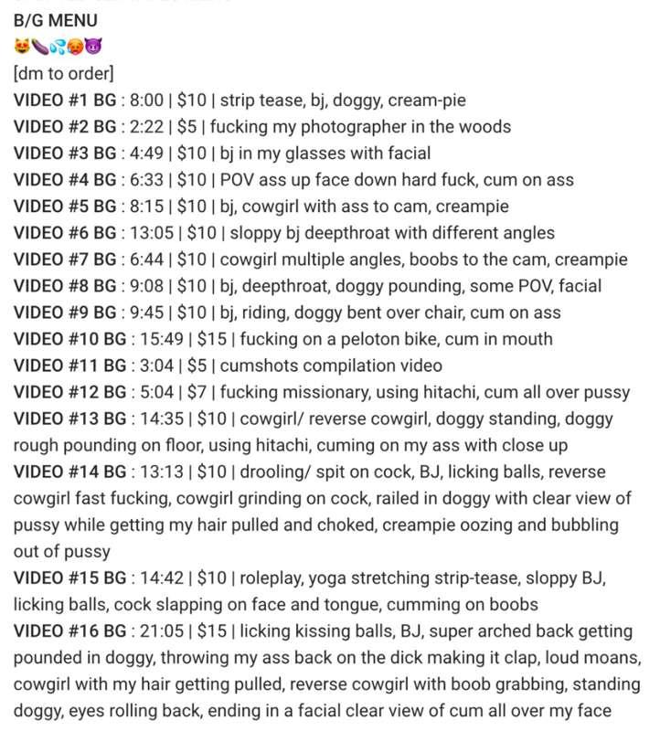 **All of these videos and Snapchat are available for VIPs** ..
