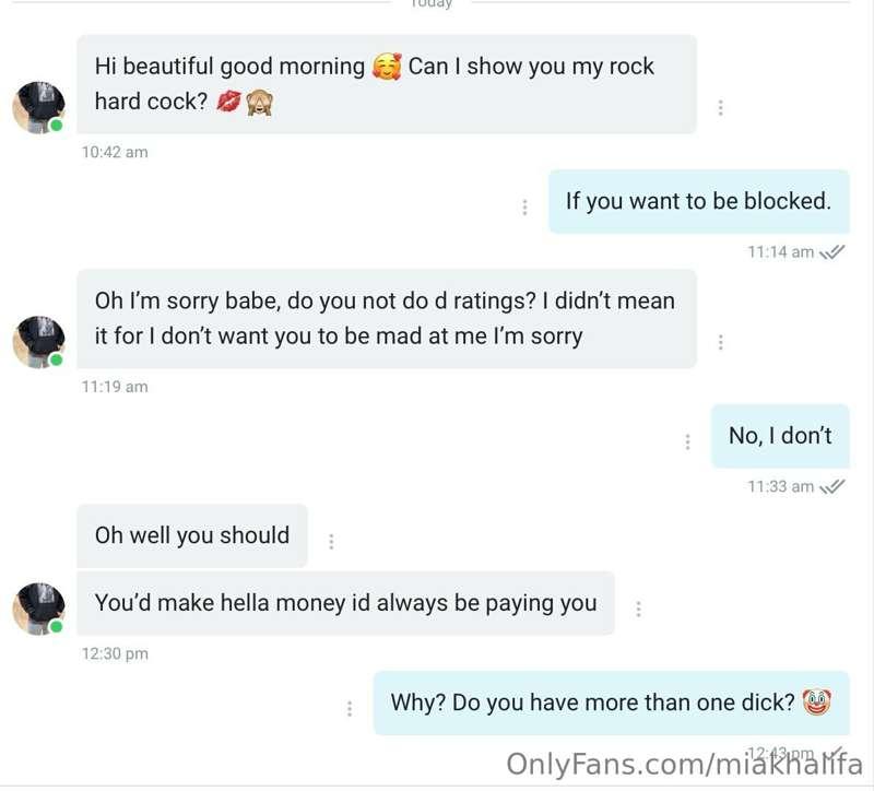Lmfao… **wut** (btw this weirdo blocked me after this… so I ..