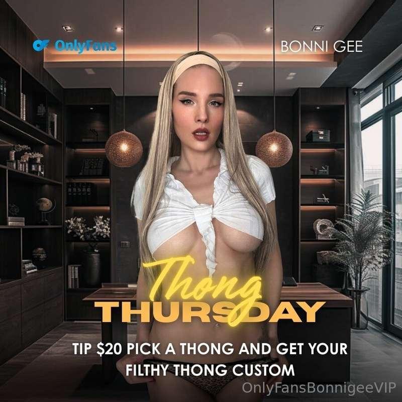 Thong Thursday! 😍Get yourself a chance to choose between the..
