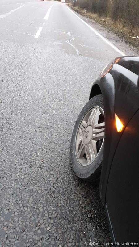 So i was driving home yesterday and my wheel just decided to..