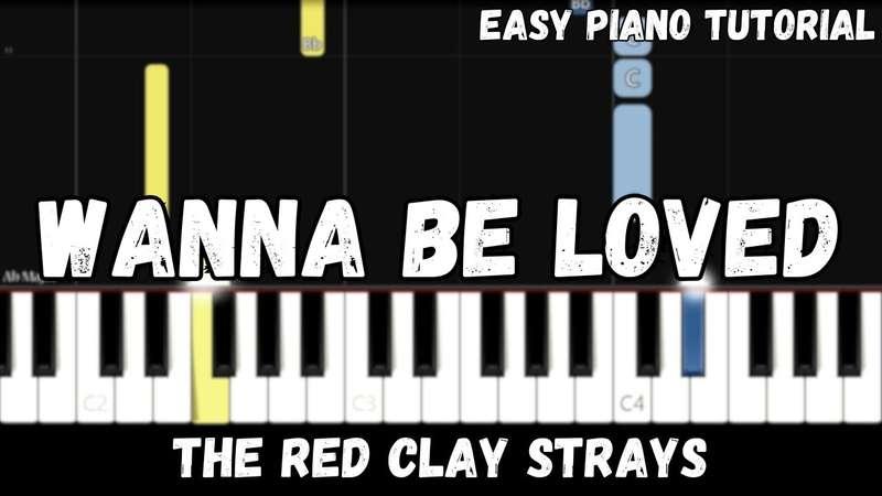 Easy MIDI - The Red Clay Strays - Wanna Be Loved (Atlantic Notes Arrangement + Tempo + Colors + Key)