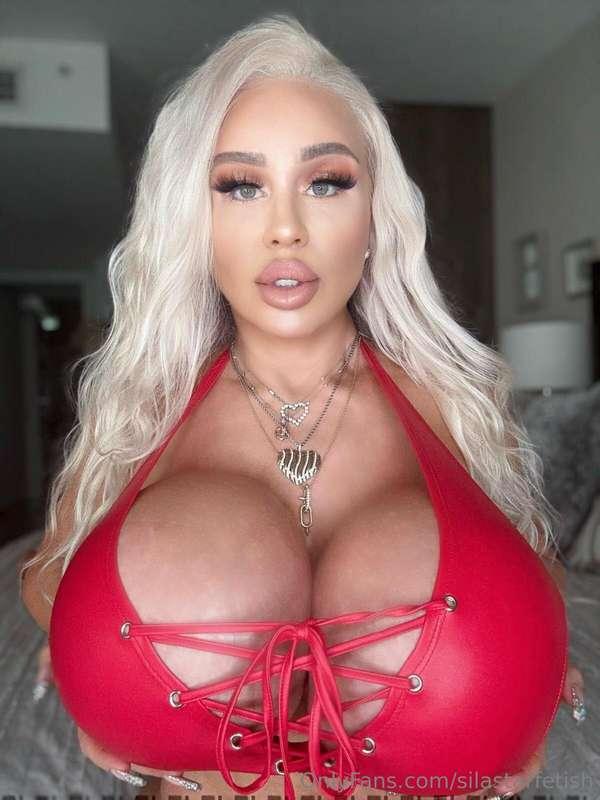 Who’s ready for a close-up of these tits spilling out? 😏 DM ..