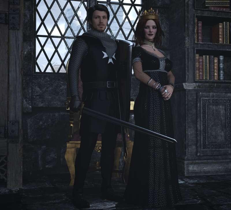 Couple Through The Times - Knight & Princess (13th Century) 