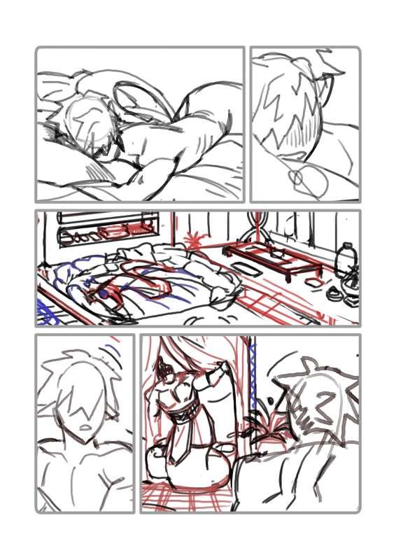 nsfw: serpent test comic 1-3 WIP