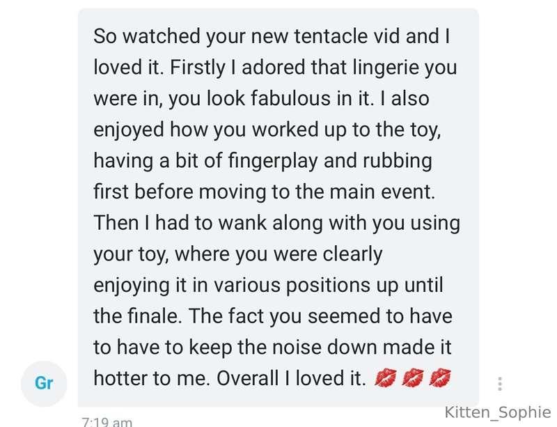 A review of my new Tentacle Fuck Video! ($15, 12 mins) pleas..