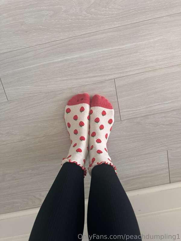 Cutest socks I have. But there’s holes :( 