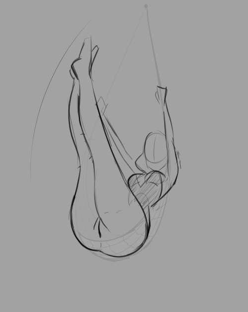 Spider-Gwen key poses (WIP)