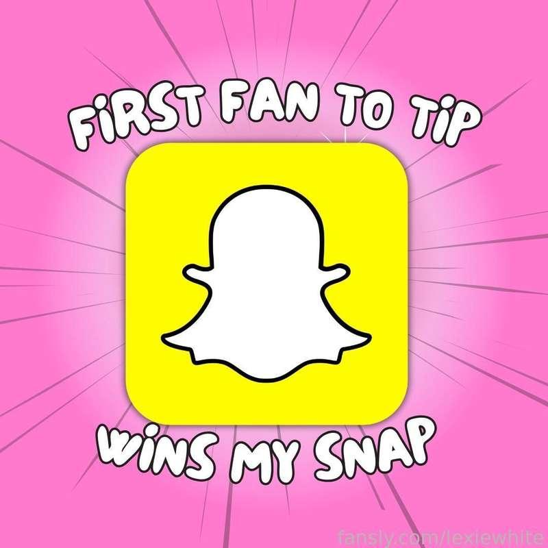 ‼️ONLY ONE FAN CAN CLAIM THIS‼️
my snapchat is sent to you immediately📥