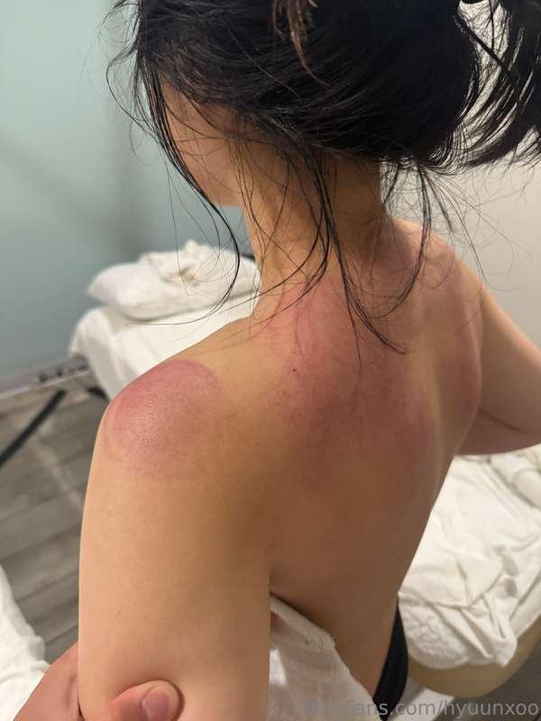 Got a massage today, How do I explain during backshots what ..