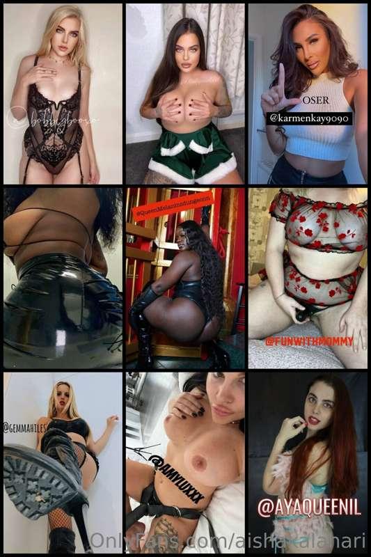 😈 TOP DOMMES FOR YOU TO SUB TO & EXPLORE YOUR FETISHES WITH!..