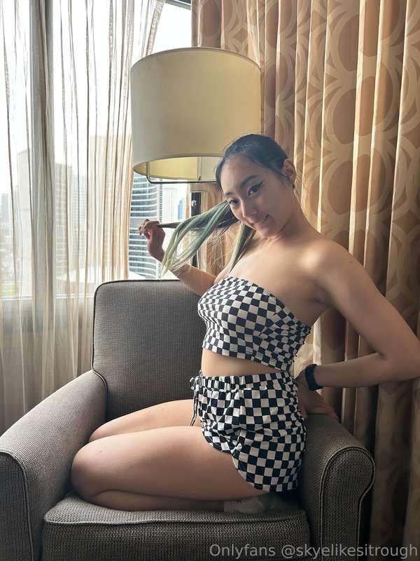 Summer calls for easy access clothing hehe