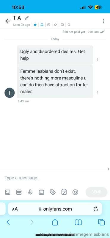 This person has been subscribed for two months, and we got o..