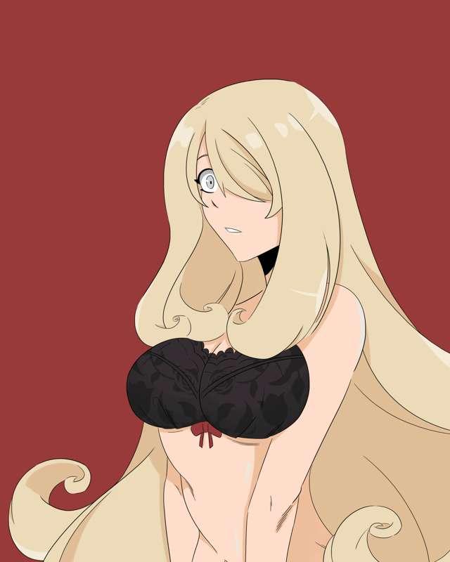 Unused Manga Pages (+ New Cynthia Design)
