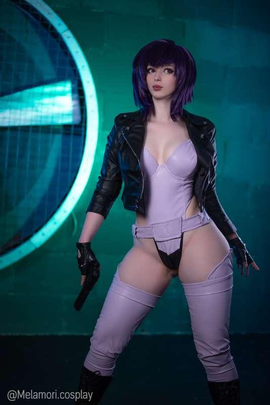 And of course, Motoko’s cosplay set!