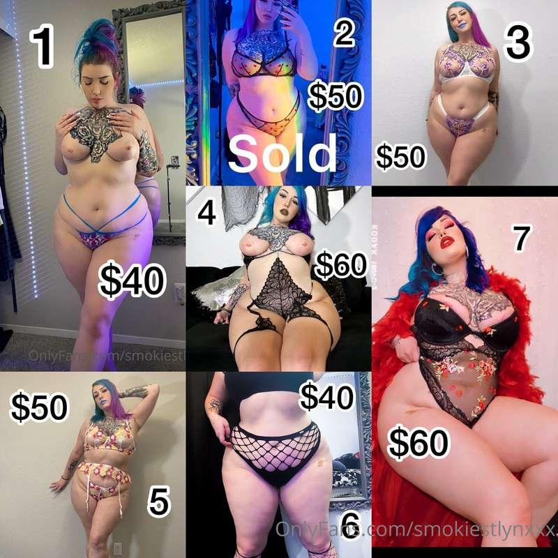 Lingerie & panties for sale! Message me to purchase 👙
