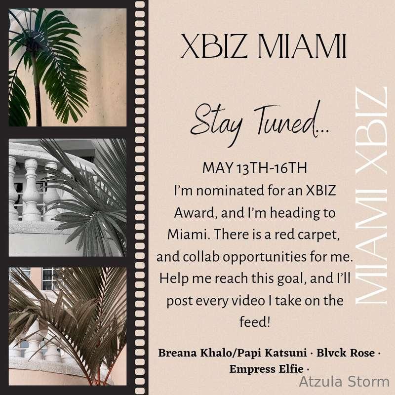 Hey my little Embers, I am heading to Miami this month for X..
