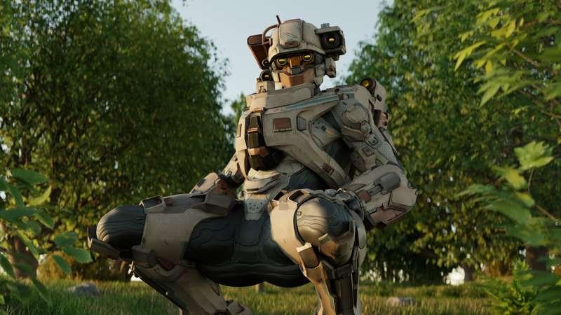 [SCRAPPED ART] [Halo] Linda-058 Chilling outdoors - SFW