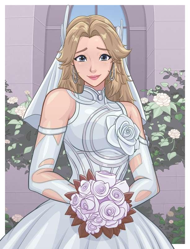 Marvel Rivals: Sue Storm Dressed As a Bride