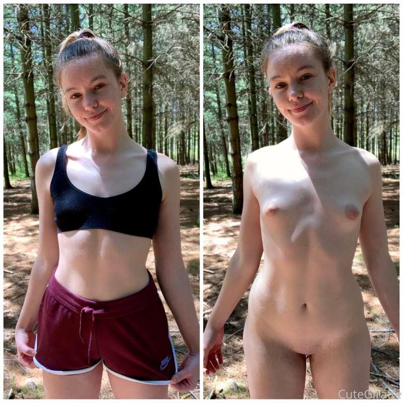 Spent the day hiking 😊 made some little stops so I could str..