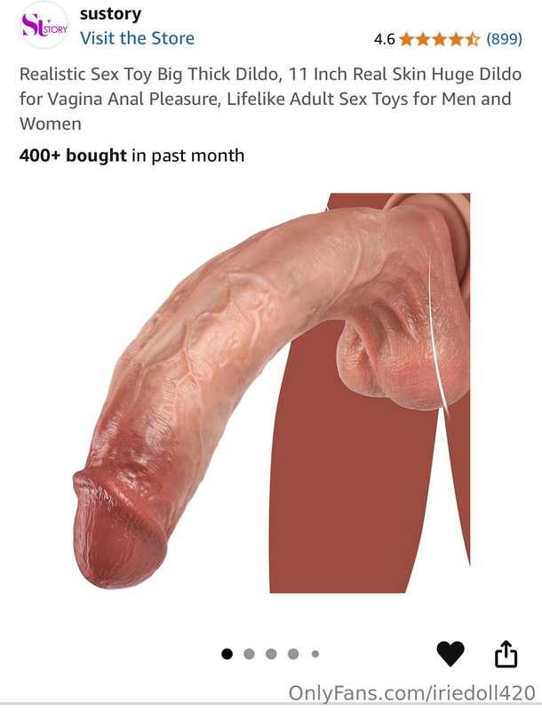 Just updated my Amazon wish list whoever gets me a dildo spe..