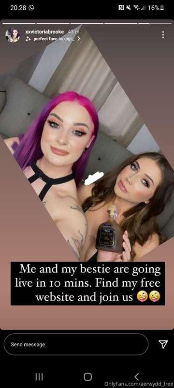 My best friend @victoria_brookefree is going live with her b..