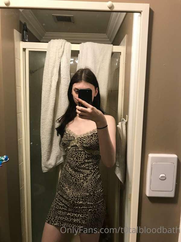 is my dick noticeable in this dress 😳