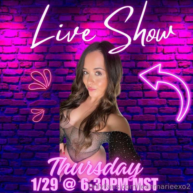 Good morning I am live streaming tonight on my VIP page! Don..