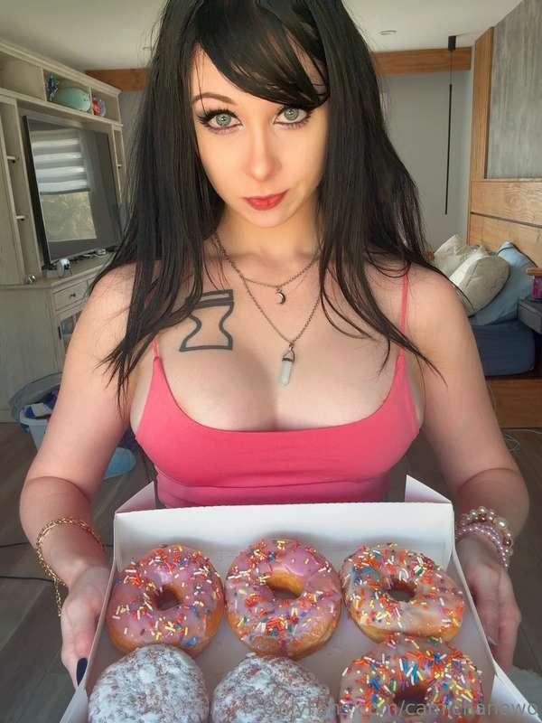 Boobs or donuts?
