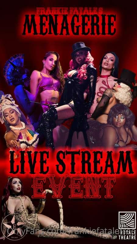 Our live stream is coming soon! 9pm Australian western stand..