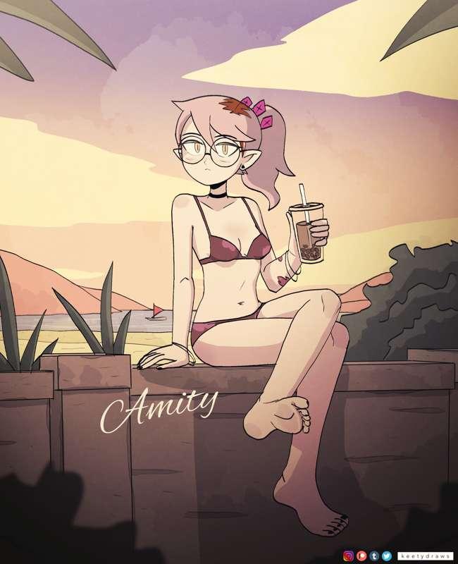 Older Beach Amity (+NSFW Version)