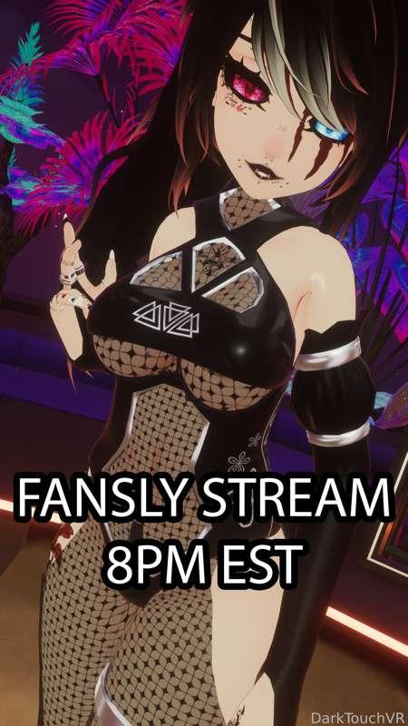 Stream at 8PM EST! 🖤