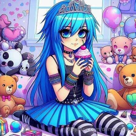 More fun AI Scene queen Panic ♡