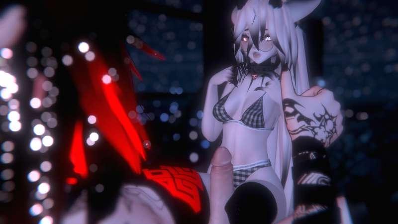 It feels so nice between my thighs &lt;3 

#vr #vrc #hentai #lewdtuber #vtuber #anime #fyp