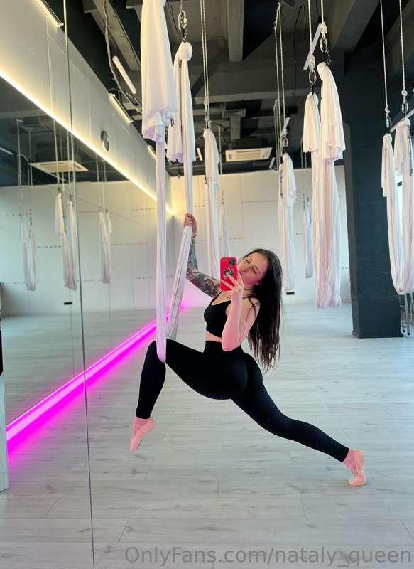 Stretching on a regular basis to please you more often, swee..