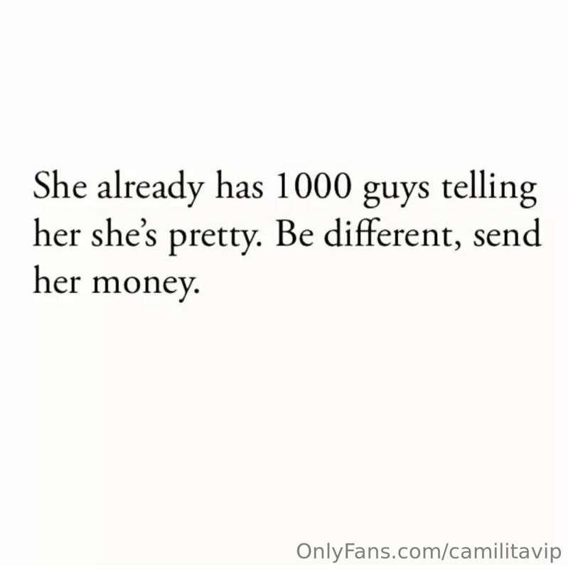 I don’t want to sound rude but this are facts 🥰 Be different..