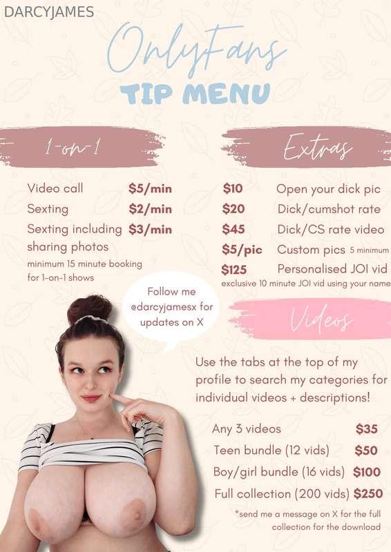 ✨ TIP MENU & FAQS ✨

Q. Do you make custom videos?
A. Yes! I..