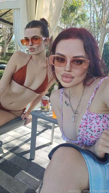 hungover at the pool day 😭