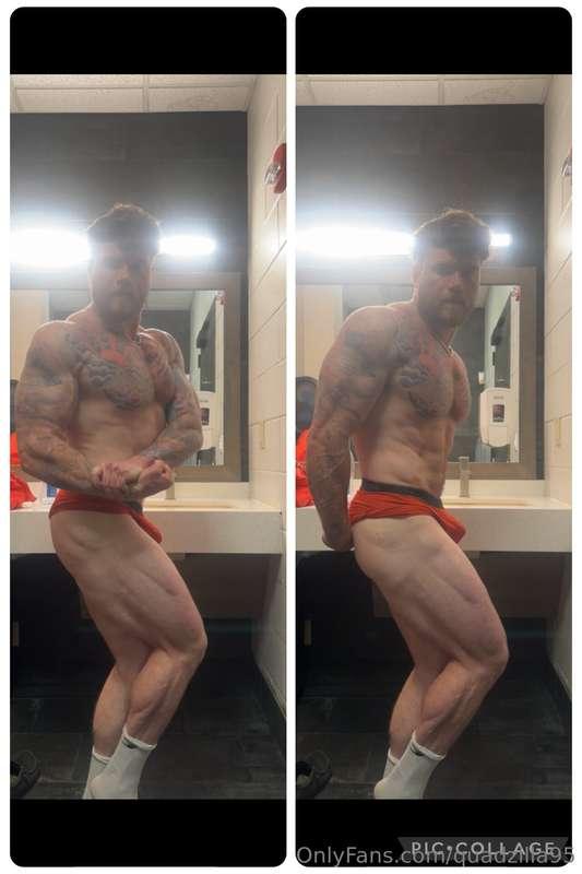 Daddy could use a good massage after todays lift 🥵.Who wants..