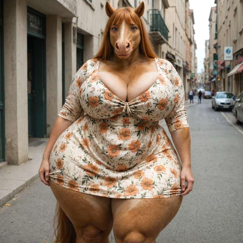 Thicc Redhead Horse Girl