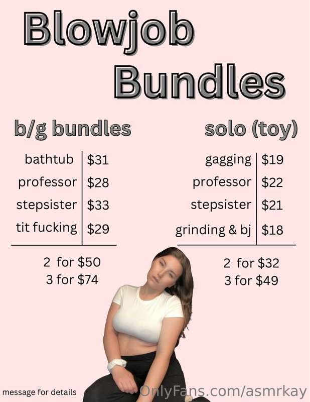 ***Blowjob Bundles***

Bundle & save on your favorite explic..