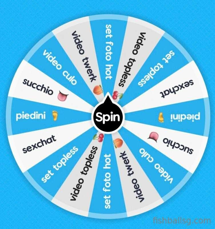 ***SPIN THE WHEEL*** 💦
**1 SPIN: 10$**
**2 SPIN: 18$** 
fina..