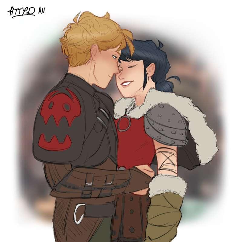 Random AU doodles- HTTYD AU