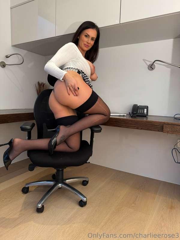 always naughty in the office for you😋