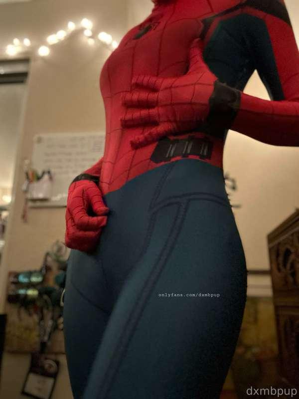 whats under the suit 🕷️